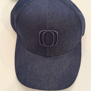 Navy Blue Embroidered Women's Cap